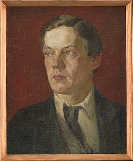 Johan Rohde: Portræt af den svenske maler Gustaf Wolmar, 1902. Statens Museum for Kunst
