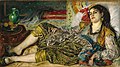 ルノワール『アルジェの女（オダリスク）』1870年。油彩、キャンバス、69.2 ×　122.6 cm。ナショナル・ギャラリー（ロンドン）[267]。