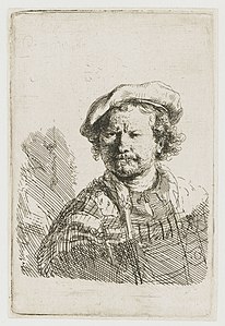 Autoportrait au béret (c. 1642, Rijksmuseum Amsterdam).