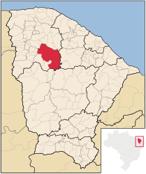 Santa Quitéria – Mappa