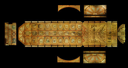 Ceiling Paintings of San Miguel Arcangel Parish Church, Argao, Cebu (100 dpi)