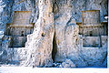 Tumbas de los emperadores persas aqueménidas, en Naqsh-e Rostam.