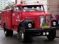 Camión de bomberos Scania L80 1975