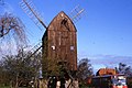 Wooden post mill in Svaneke, Denmark.