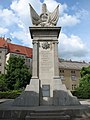 Monument commémorant la jonction de forces alliées