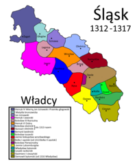 Mapa Księstwa kozielskiego