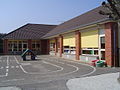 Bâtiment du groupe scolaire école maternelle.