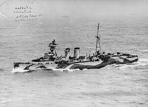 Крейсер-минный заградитель «Эдвенчер» в 1943 году
