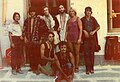 Hippies en Ios durante a década de 1970