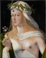 Idealbildnis einer jungen Dame als Flora von Bartolomeo Veneto, ca. 1520