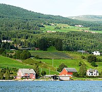 Karnilshaugen from Gloppefjorden