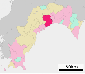 Poziția localității Kochi