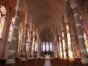 Intérieur de l'église.