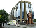 Fountain House, an office block built in 1982, named for the Cameron Memorial Fountain (in the foreground)