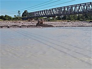 Brücke über den Sáhen an der Westgrenze von Fatuwaque