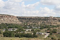 Keams Canyon, as seen from the Arizona SR 264, looking east