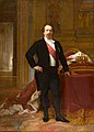 アレクサンドル・カバネル『ナポレオン3世の肖像』1865年。油彩、キャンバス、 230 × 171 cm。コンピエーニュ宮殿（英語版）[232]。