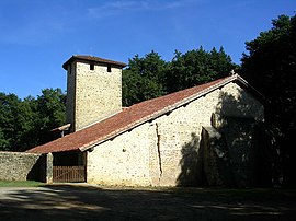 The church of Beaussiet, in Mazerolles