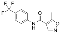 Leflunomied se chemiese struktuur