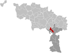 Localisation de Merbes-le-Château