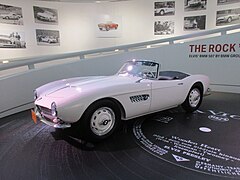 BMW 507 d'Elvis Presley (service militaire à Munich en 1958-1960).