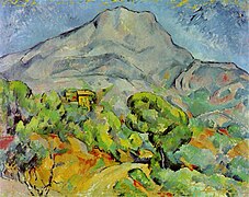 Cézanne, La Montagne Sainte-Victoire, 1900.