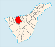 Localização de Icod de los Vinos em Tenerife