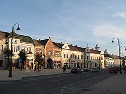 Centro da povoação de Turda