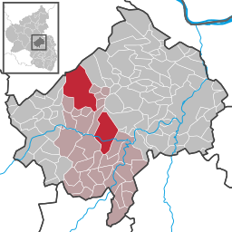 Läget för Bad Sobernheim i Landkreis Bad Kreuznach