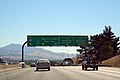 A tubular piped (monotube) gantry in California