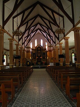 Church interior in 2013