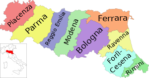 Cherta de l'Emilia-Romagna