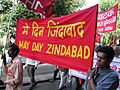 Erster-Mai-Demonstration in Mumbai