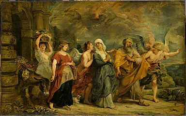 Fuite de Loth, Pierre Paul Rubens