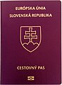 Grb na sprednji strani slovaškega potnega lista