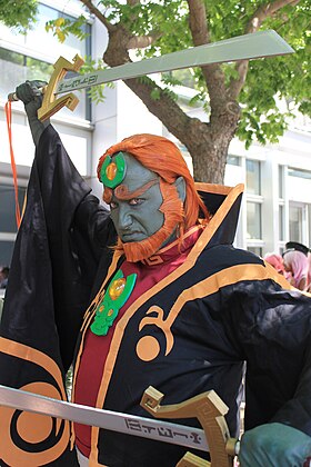 Cosplay de Ganondorf (FanimeCon, 2013).