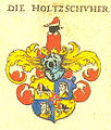 Gemehrtes Holzschuher-Wappen nach Johann Siebmacher (1601)