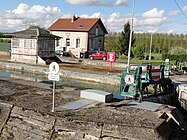 Schleuse am Canal de Saint-Quentin