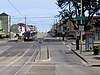 A train at Judah and Sunset, 2018