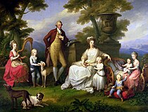 Ferdinando IV and His Family by Angelica Kauffman. c. 1783