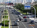 Cantilevered gantry in Doha, Qatar