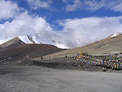 Taglang La moontain pass in Ladakh