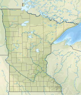 Map showing the location of George H. Crosby Manitou State Park