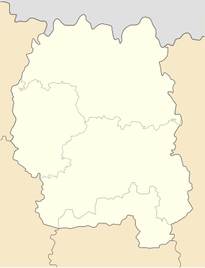Черняхів. Карта розташування: Житомирська область
