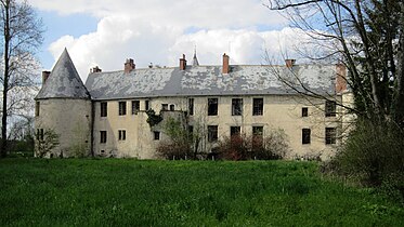 Le château, façade ouest.