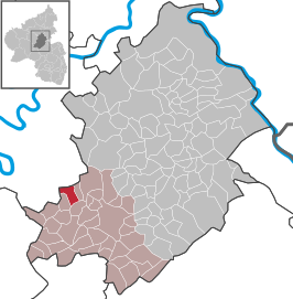 Kaart van Belg (Hunsrück)