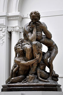 Ugolino rodeado de sus cuatro hijos (1857-1861), yeso, Museo de Bellas Artes de Valenciennes, Valenciennes.