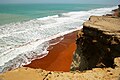 Elevated cliff beaches in suburbs of Chabahar Free Zone, Iran