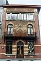 Golden House, sgraffiti by Gabriel van Dievoet, Charleroi, 1899.