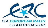 Ehemaliges Logo der FIA European Rallye Championship bis 2021